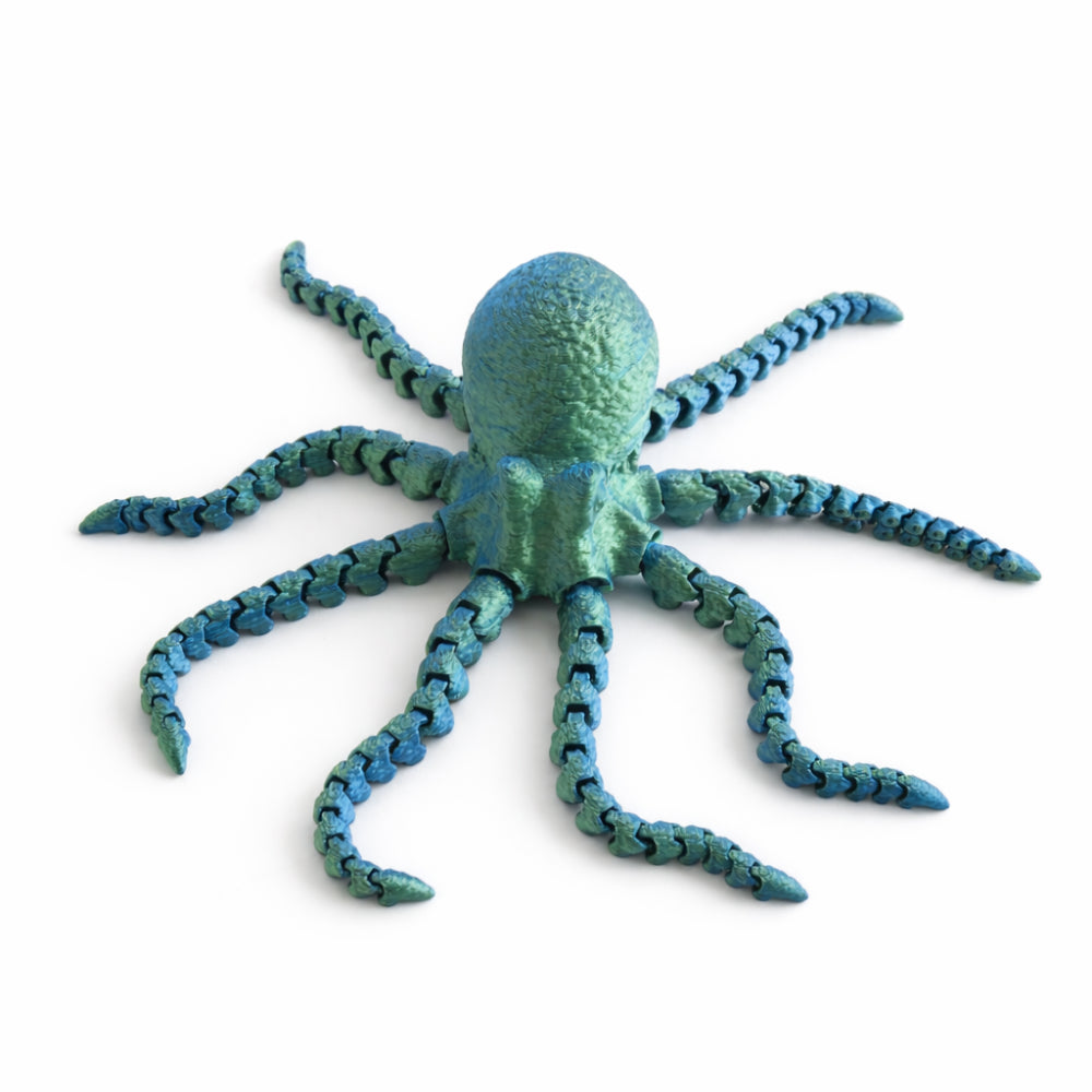 Kids 3D Print - OCTOPUS GREEN